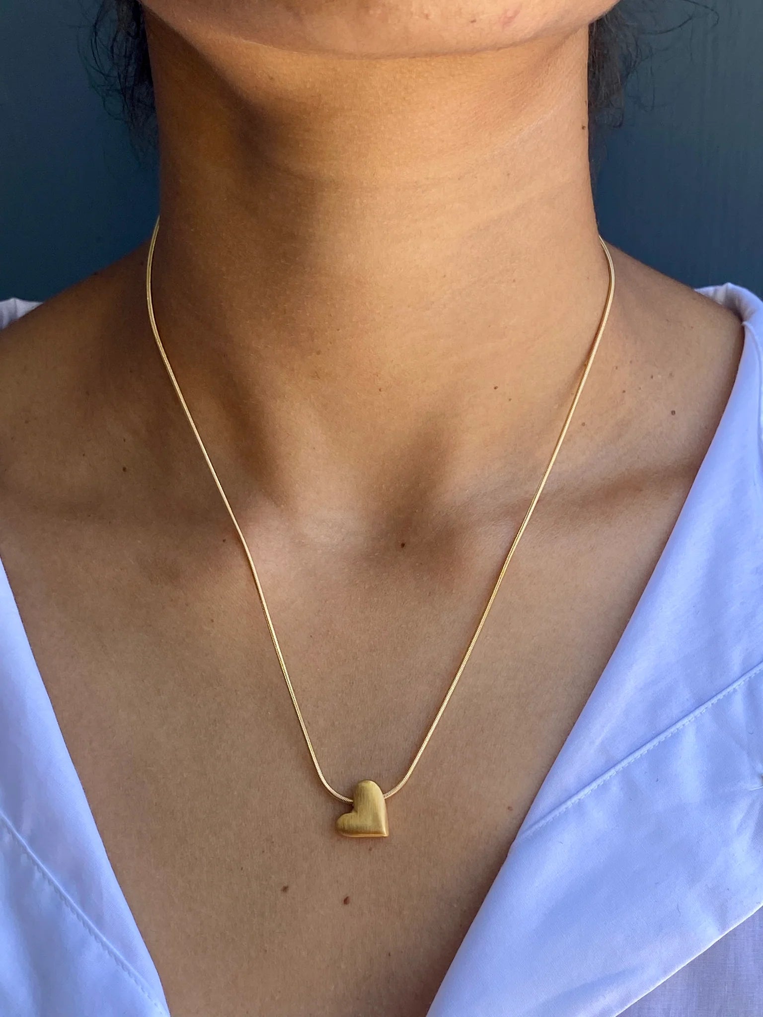 Sliding Heart Necklace - The Riviera Towel Company