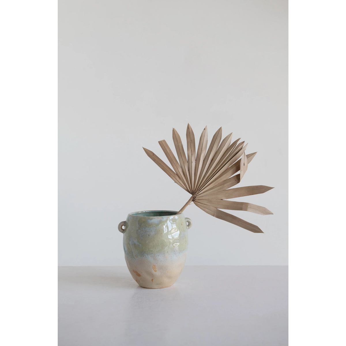 Stoneware Crock with Glaze - The Riviera Towel Company