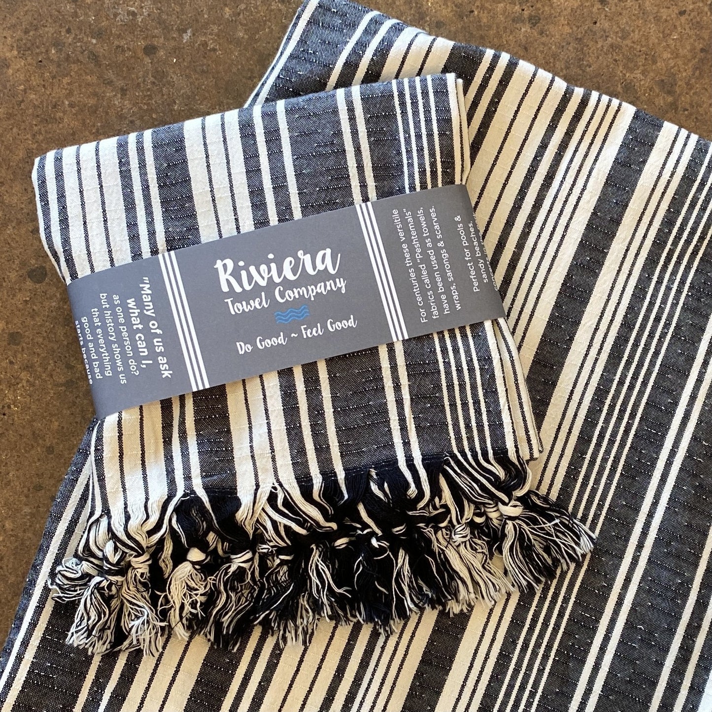 Taormina Cotton/Linen Turkish Towel - The Riviera Towel Company