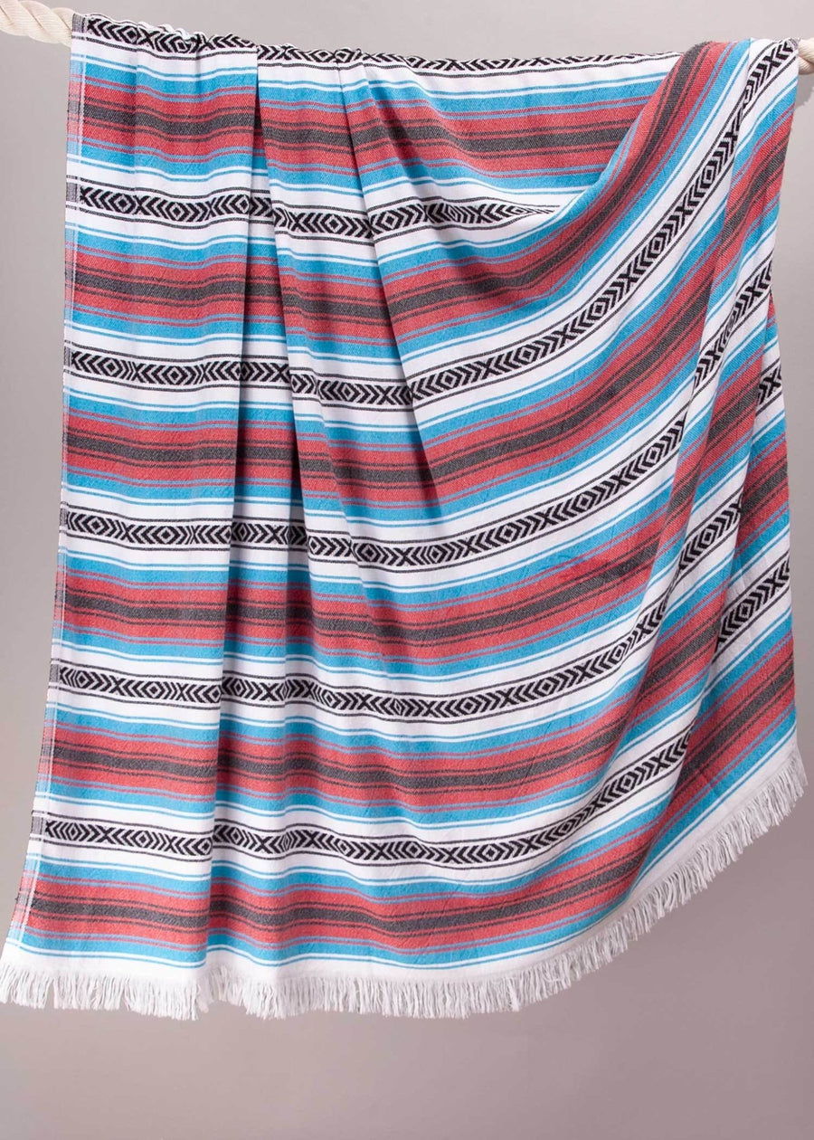 Todos Santos Beach Blanket - The Riviera Towel Company, styled