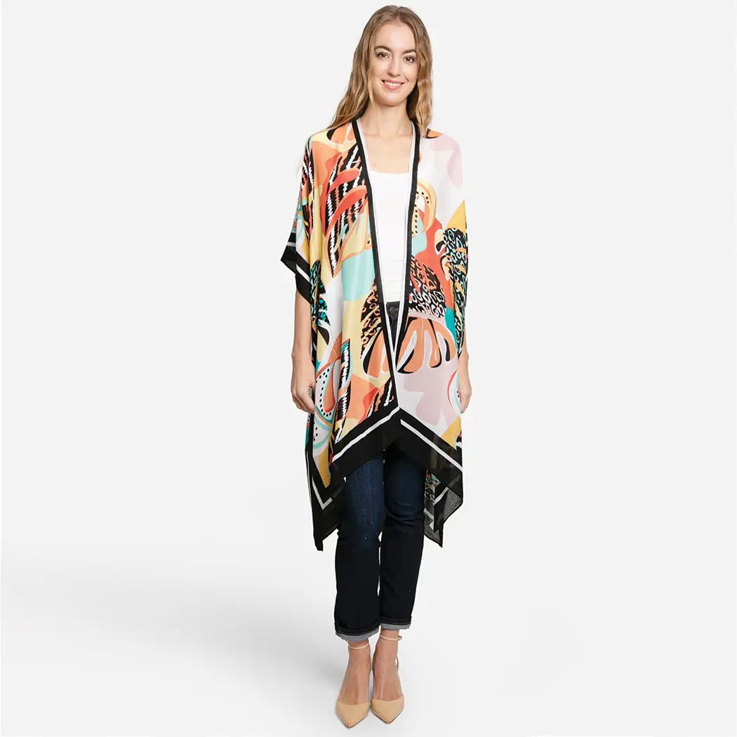 Tropical Leaves Cover-Up - The Riviera Towel Company