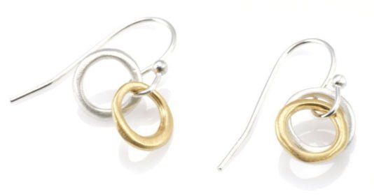Two Little Circles Earring - The Riviera Towel Company