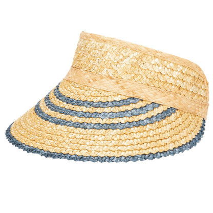 Weekend Getaway Visor With Stripe - The Riviera Towel Company