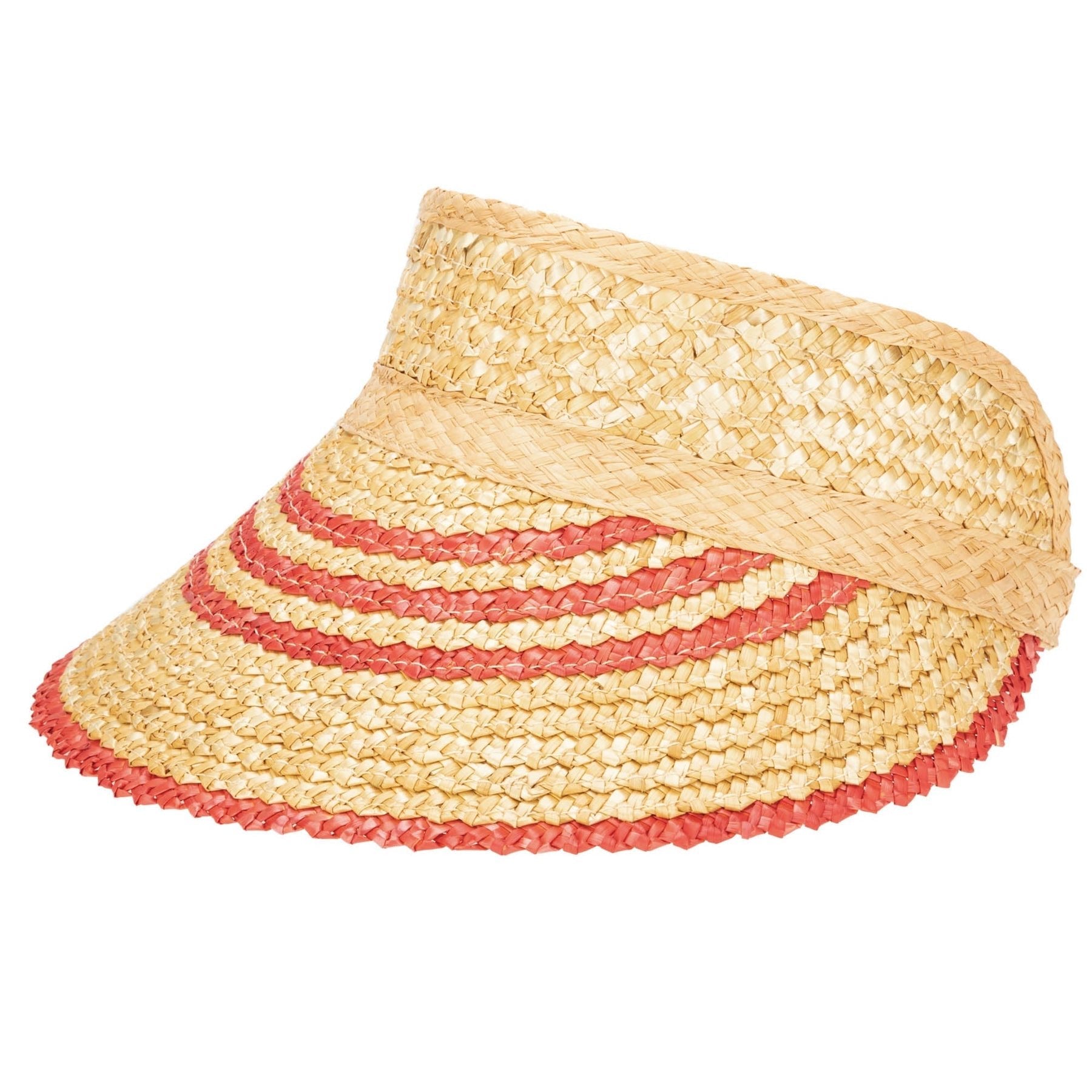 Weekend Getaway Visor With Stripe - The Riviera Towel Company