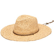 Women's Raffia Lurex Blend Lifeguard Hat - The Riviera Towel Company