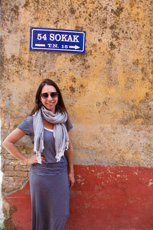 Exploring a village street in Turkey